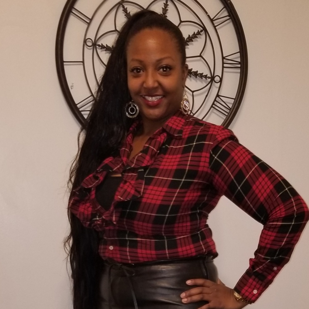 Button-down blouse